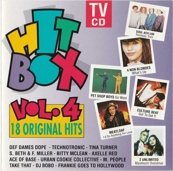 Various – Hitbox Vol. 4 (CD Compilation, 1993)