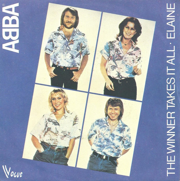 ABBA – The Winner Takes It All / Elaine (Vinyl 7" 45 RPM Single, 1980)