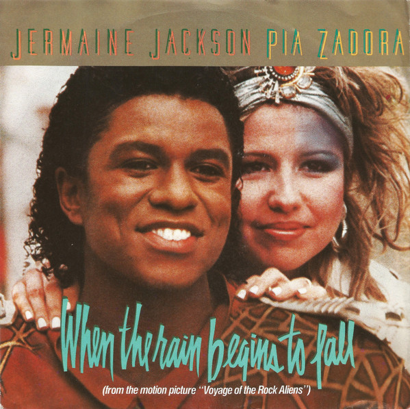 Jermaine Jackson – When The Rain Begins To Fall (Vinyl 7" 45 RPM Single Stereo, 1984)