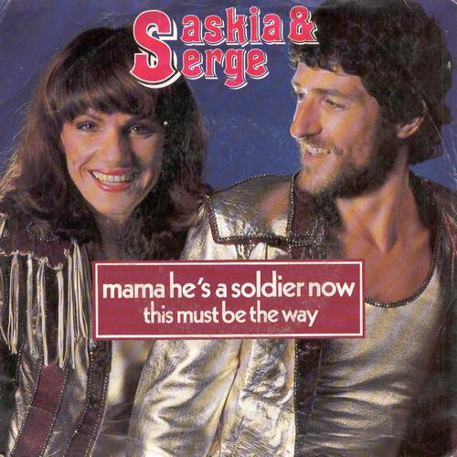 Saskia & Serge – Mama He's A Soldier Now (Vinyl 7" 45 RPM Single, 1980)