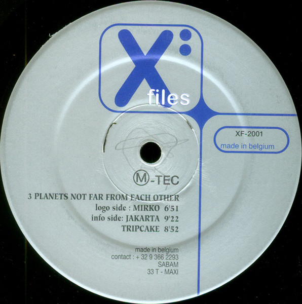 M-Tec – 3 Planets Not Far From Each Other (Vinyl 12" Maxi-Single 33 ⅓ RPM, 1996)