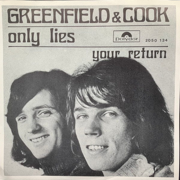 Greenfield & Cook – Only Lies  (Vinyl 7" Single, 1971)