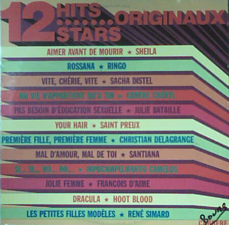 Various – 12 Hits 12 Stars (Vinyl LP Compilation, 1975)