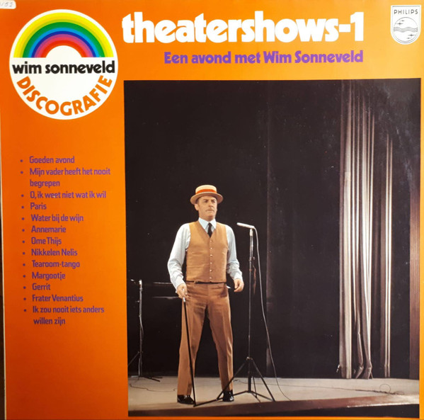 Wim Sonneveld – Theatershows-1 (Een Avond Met Wim Sonneveld) (Vinyl LP Album Reissue Stereo, 1974)