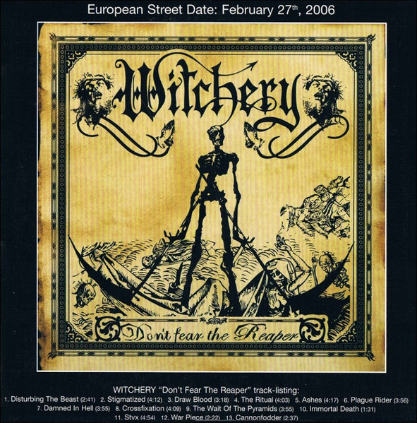 Witchery – Don't Fear The Reaper (CD Album Promo, 2006)