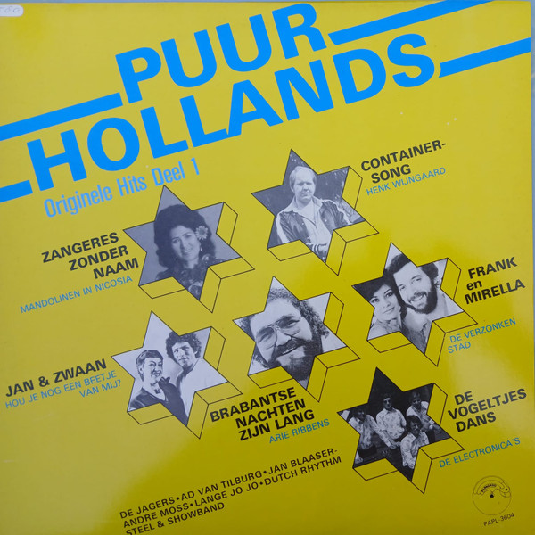 Various – Puur Hollands - Originele Hits Deel 1 (Vinyl LP Compilation Stereo, 1980)