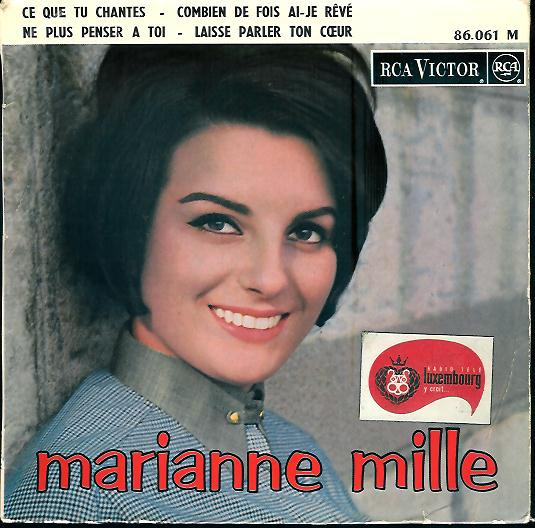 Marianne Mille – Ce Que Tu Chantes (Vinyl 7" 45 RPM EP Mono, 1964)