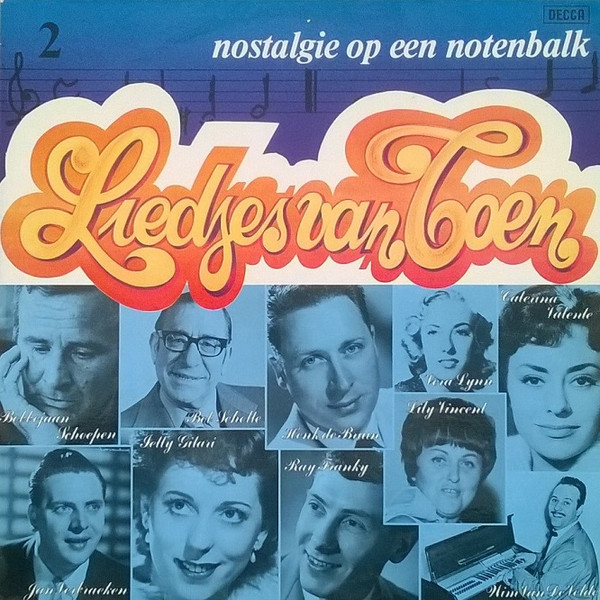 Various – Liedjes Van Toen 2 (Vinyl LP Compilation, 1977)