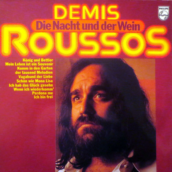 Demis Roussos – Die Nacht Und Der Wein (Vinyl LP Album Stereo, 1976)