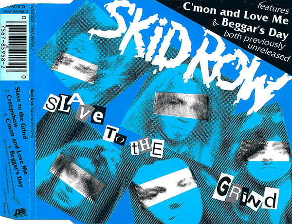 Skid Row – Slave To The Grind (CD Single, 1991)