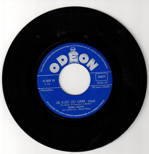 Benn Verny – Ze Kust Zo Gere (Vinyl 7" 45 RPM Single, 1962)