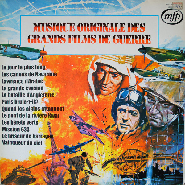 Geoff Love & His Orchestra – Musique Originale Des Grands Films De Guerre (Vinyl LP, 1980)