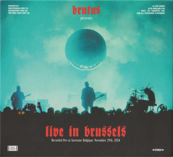 Brutus – Live In Brussels (CD Album Stereo, 2025)