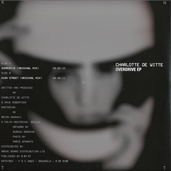 Charlotte De Witte – Overdrive EP (Vinyl 12" 45 RPM EP Picture Disc, 2023)