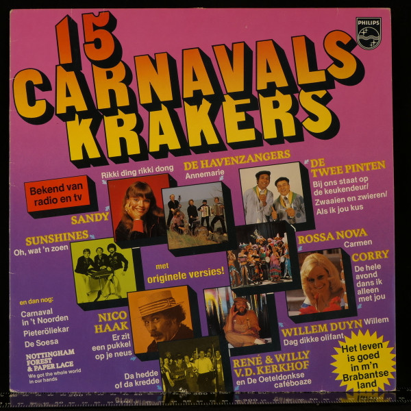 Various – 15 Carnavals Krakers (Vinyl LP Compilation Stereo, 1979)