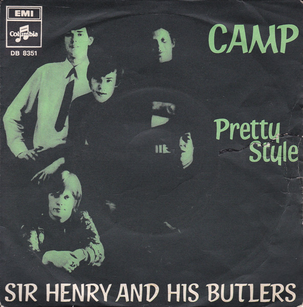 Sir Henry & His Butlers – Camp / Pretty Style (Vinyl 7" 45 RPM Single, 1968)