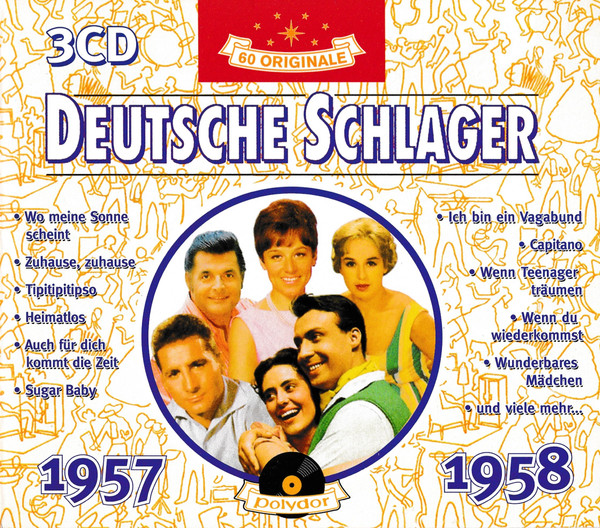 Various – Deutsche Schlager 1957 - 1958 (CD Compilation, 2010)