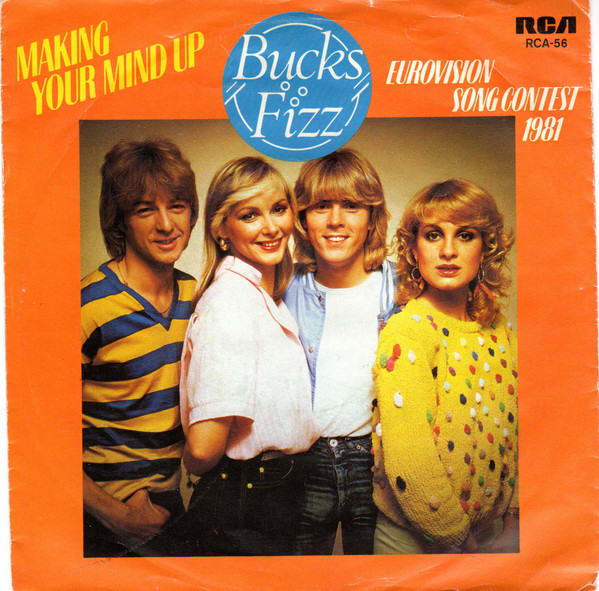 Bucks Fizz – Making Your Mind Up (Vinyl 7" 45 RPM Single Stereo, 1981)