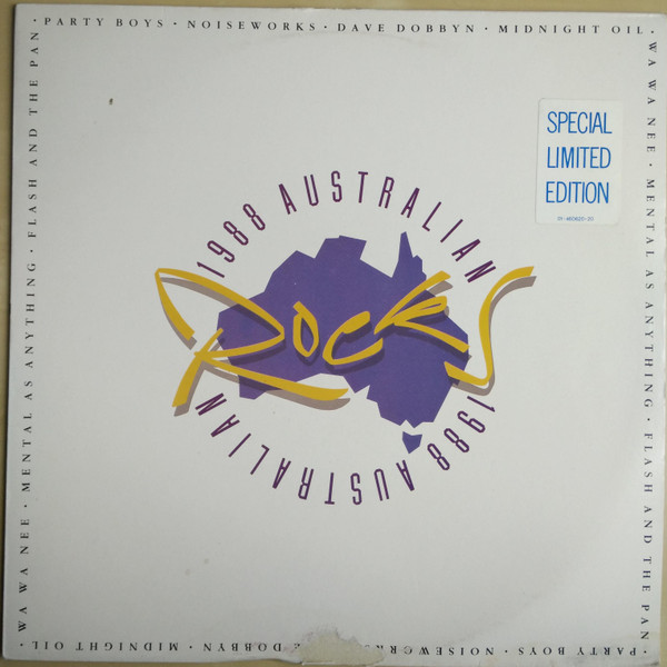 Various – 1988 Australian Rocks (Vinyl LP Compilation Limited Edition Special Edition Stereo, 1988)
