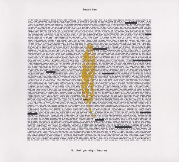 Bear's Den – So That You Might Hear Me (CD Album, 2019)